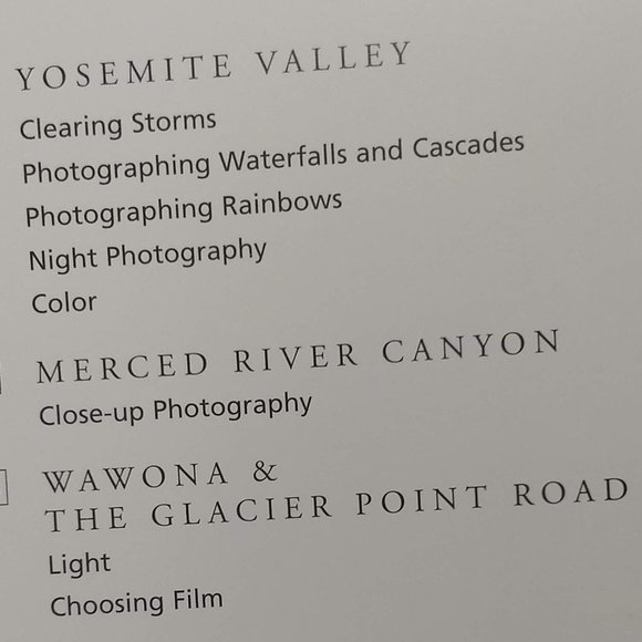 photographers guide to yosemite national park book - Picture 6 of 7